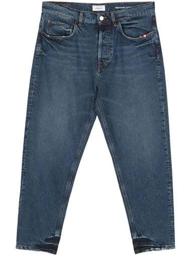 Amish Dark Blue Cotton Jeremiah Jeans - AMISH - BALAAN 1