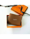 Citizen Twill Compact Half Wallet Brown - HERMES - BALAAN 2