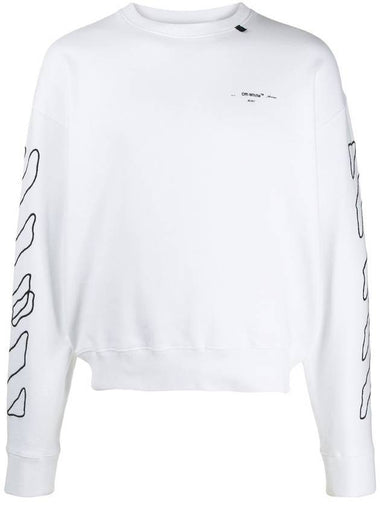 Men's Agreement Arrow Sweatshirt White - OFF WHITE - BALAAN 1