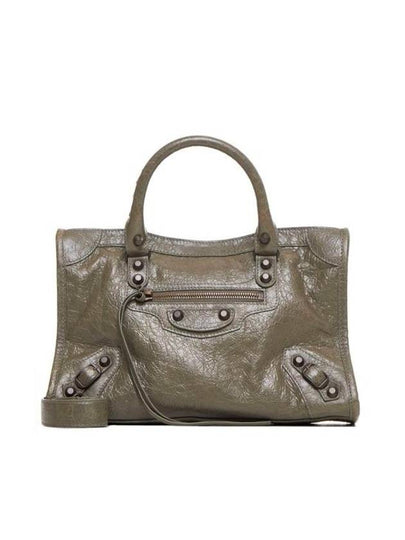 Le City Small Tote Bag Army Green - BALENCIAGA - BALAAN 2