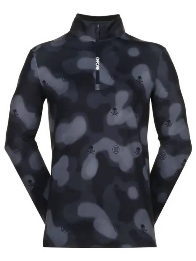 G FORE MENS BRUSHED BACK TECH 1 4 ZIP PULLOVER GMM000001 ONYX BLUR CAMO Men s Quarter - G/FORE - BALAAN 1