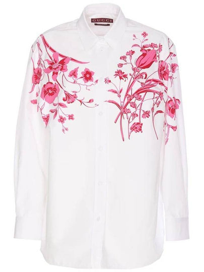 cotton poplin shirt white - GUCCI - BALAAN 2