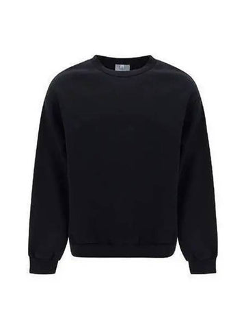 Label crew neck sweatshirt black medi gray CI0126 - ACNE STUDIOS - BALAAN 1