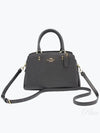 Lily Carryall Leather Mini Tote Bag Black - COACH - BALAAN 2
