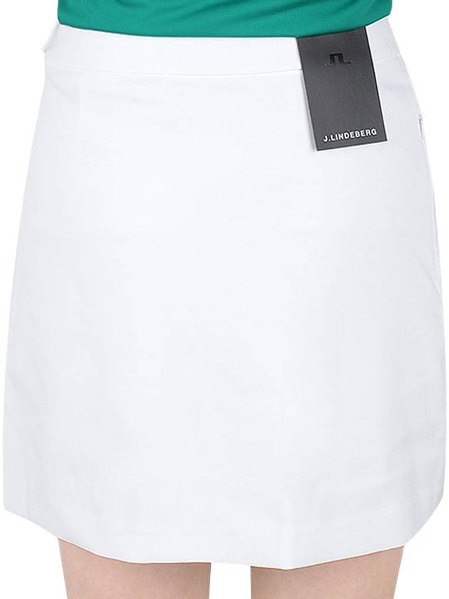 Women's Cataleya Pleated Skirt White - J.LINDEBERG - BALAAN 9