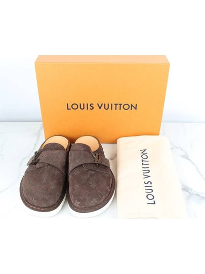 Suede Easy Mule Slippers 5 240 - LOUIS VUITTON - BALAAN 2