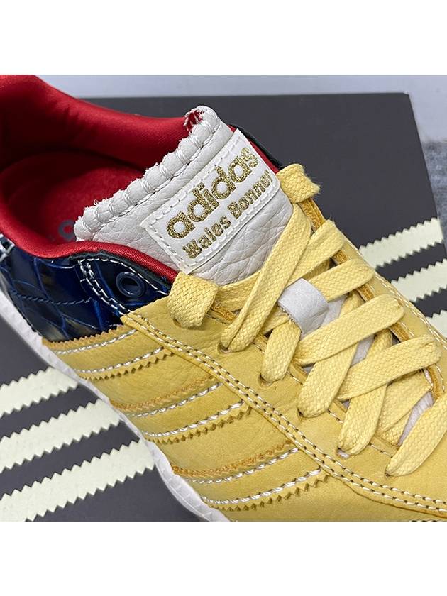 Samba Suede Low Top Sneakers Navy Yellow - ADIDAS - BALAAN 11