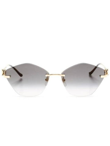 Eyewear Tiger HeADDEmbellished Geometric Frame Sunglasses CT0429S - CARTIER - BALAAN 1