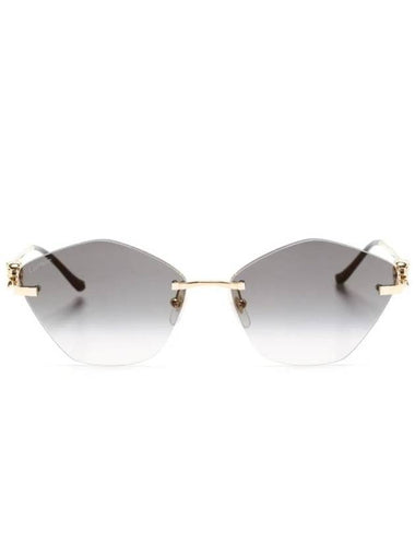 Eyewear Tiger HeADDEmbellished Geometric Frame Sunglasses CT0429S - CARTIER - BALAAN 1