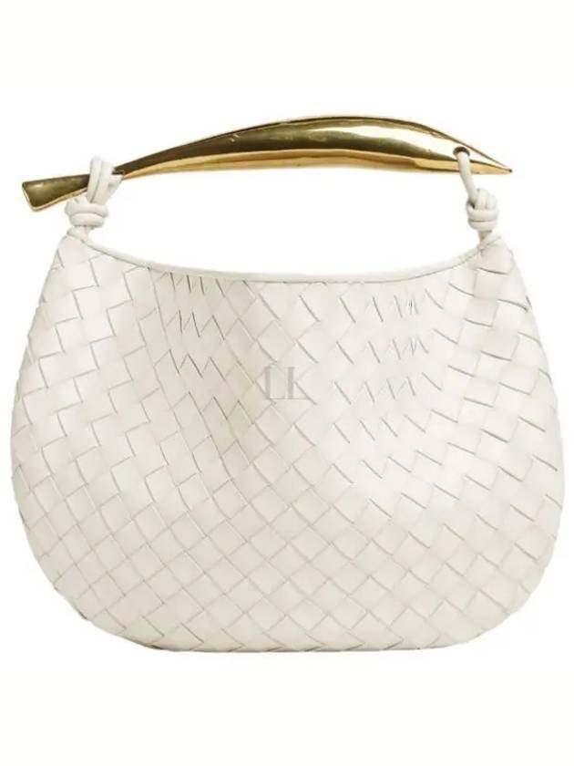 Sardin Intrecciato Mini Tote Bag White - BOTTEGA VENETA - BALAAN 2