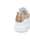 Oversized Low Top Sneakers White Rose Gold - ALEXANDER MCQUEEN - BALAAN 5