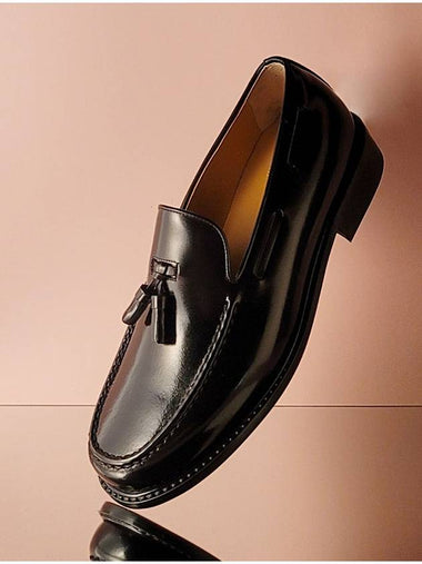 James Tassel Loafers Black - FLAP'F - BALAAN 1