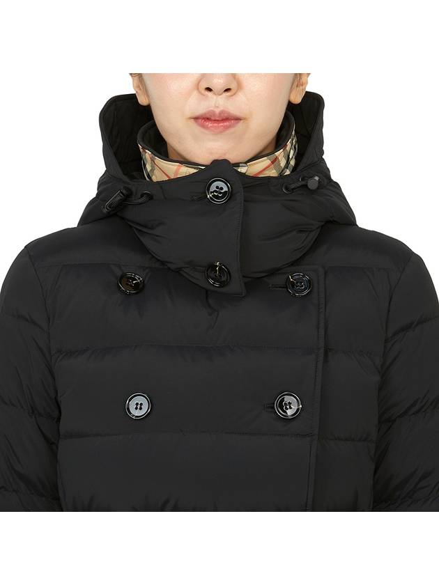 Double Quilted Half Padding Black - BURBERRY - BALAAN 9