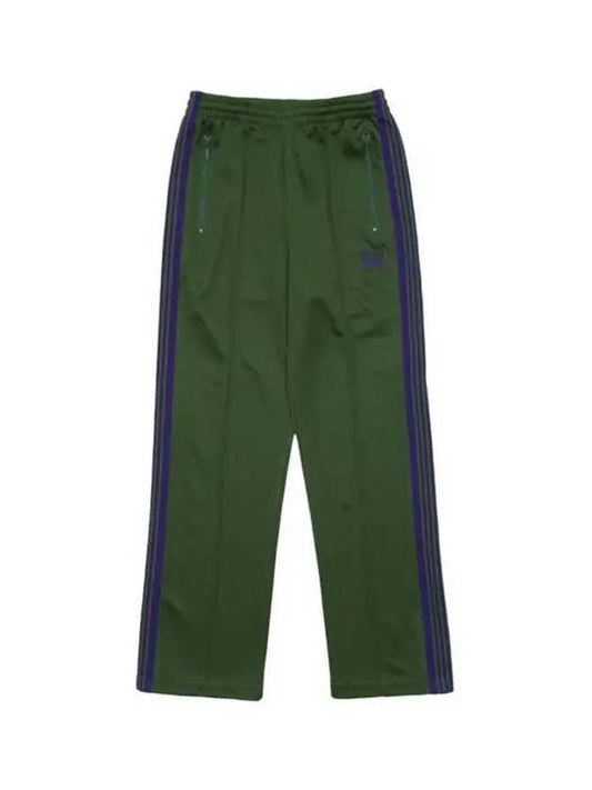 Needles Unisex Butterfly Embroidered Track Pants NS246 A Ivy Green - NEEDLES - BALAAN 1