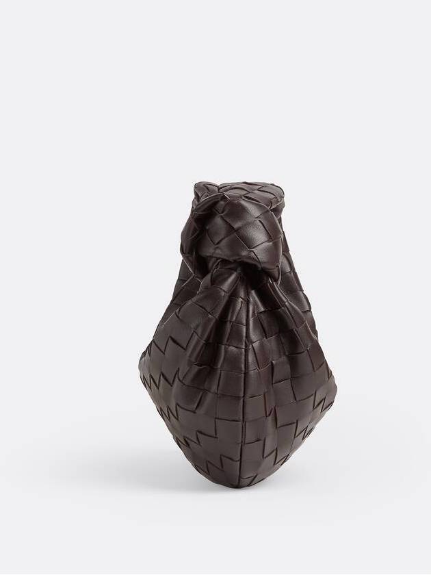 Jodie Intrecciato Small Tote Bag Brown - BOTTEGA VENETA - BALAAN 3