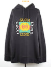 Box Logo GG Hoodie Black 3XL 110 - GUCCI - BALAAN 1