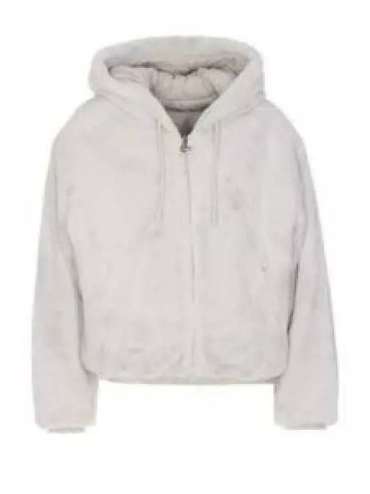 Women's Reversible Quilted Eaton Fur Jacket White - MOOSE KNUCKLES - BALAAN 2