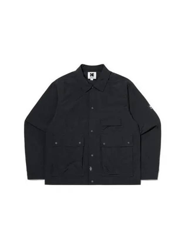 KODAK Apparel monochrome supplex collar jacket BLACK - KODO - BALAAN 1