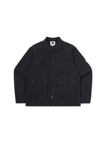 KODAK Apparel monochrome supplex collar jacket BLACK - KODO - BALAAN 1