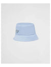 Re-Nylon Triangle Logo Bucket Hat Sky Blue - PRADA - BALAAN 2