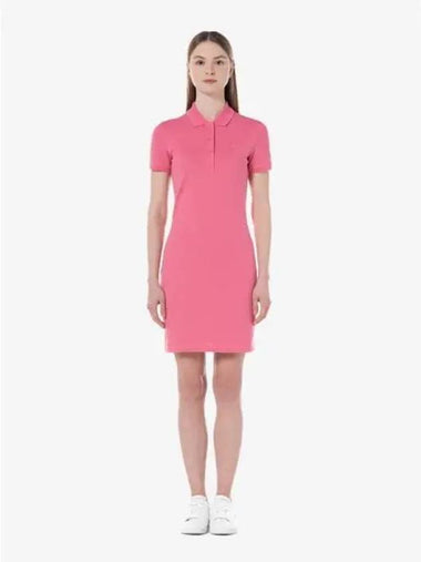 Women s Mini Pique Stitch Polo T shirt Dress One Piece EF0082 54G PQU Domestic Product GQ2N24040354828 - LACOSTE - BALAAN 1