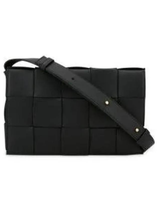 Intrecciato Cassette Cross Bag Black - BOTTEGA VENETA - BALAAN 2