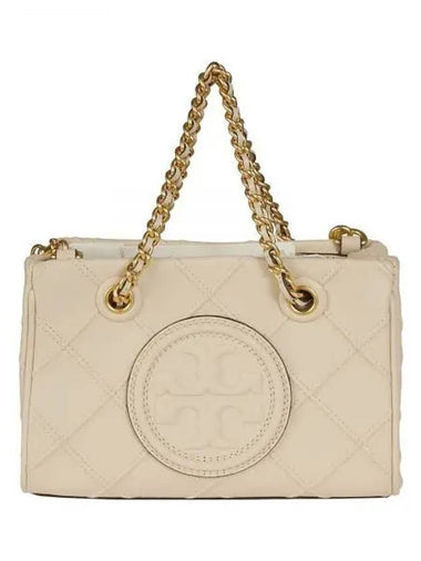 Mini Fleming Soft Chain Tote Bag Ivory - TORY BURCH - BALAAN 1