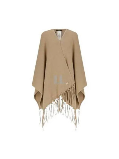 Pomposa Fringe Cape Camel - MAX MARA - BALAAN 2