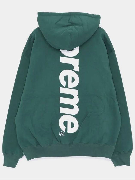 Back Logo Satin Applique Sweatshirt Men s Hoodie FW24SW37 DK GREEN - SUPREME - BALAAN 2