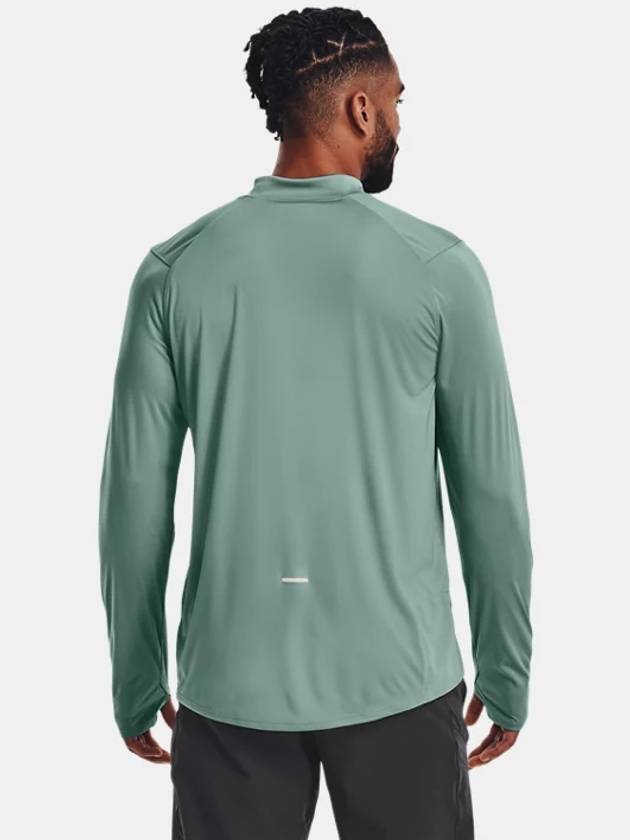 Men's UA Terrain Mock Long Sleeve T-Shirt Green - UNDER ARMOUR - BALAAN 3