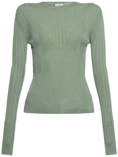 Lanvin Fitted Sweater, Women's, Green - LANVIN - BALAAN 1