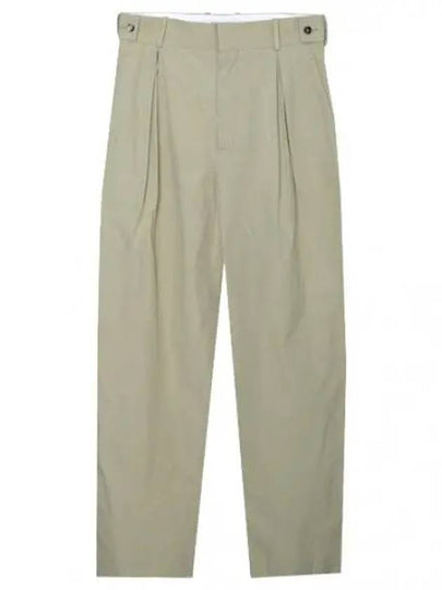 Cotton Straight Pants Beige - BOTTEGA VENETA - BALAAN 2