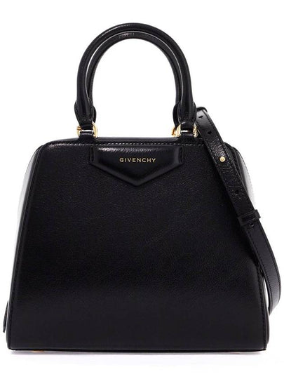 Antigona Cube Leather Mini Bag Black - GIVENCHY - BALAAN 2