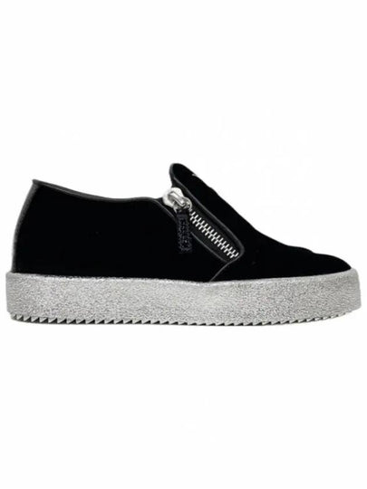 Zipper Low Top Sneakers Black - GIUSEPPE ZANOTTI - BALAAN 2