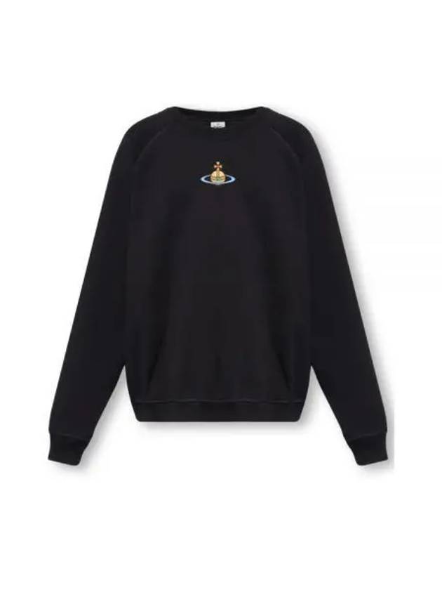 ORB Logo Crewneck Sweatshirt Black - VIVIENNE WESTWOOD - BALAAN 2