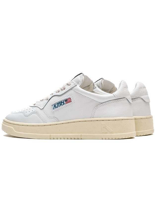 Medalist Leather Low Top Sneakers White - AUTRY - BALAAN 4