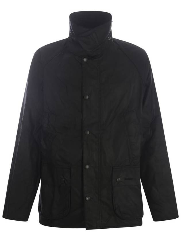 Bedale Wax Half Lined Jacket Black - BARBOUR - BALAAN 3