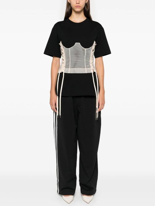 Striped Track Pants Black - Y-3 - BALAAN 4