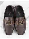 Damier LV leather loafers 6 255 260 - LOUIS VUITTON - BALAAN 9