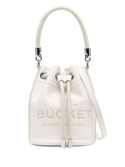 Micro Leather Mini Bucket Bag White - MARC JACOBS - BALAAN 2