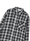 Overfit tartan check shirt Black - THE GREEN LAB - BALAAN 9