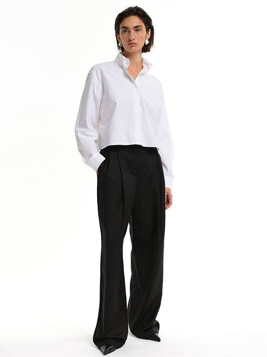 WOOL STITCH WIDE TROUSERS_2colors - MAGJAY - BALAAN 2