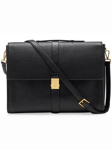 Grain leather 001 messenger bag - TOM FORD - BALAAN 1