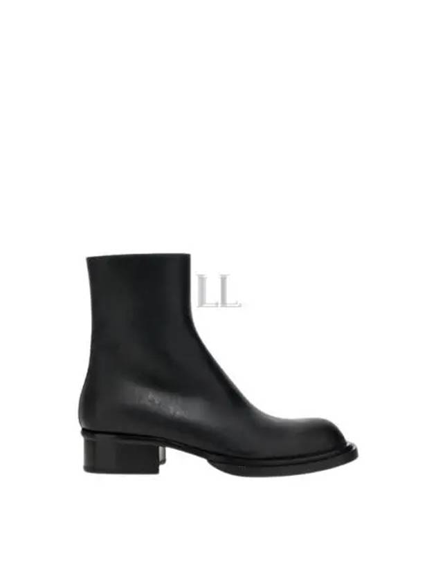 Zip Biker Boots Black - ALEXANDER MCQUEEN - BALAAN 2