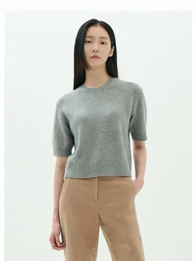 Women s Cashmere Crop T Shirt Husky Domestic Product - THEORY - BALAAN 1