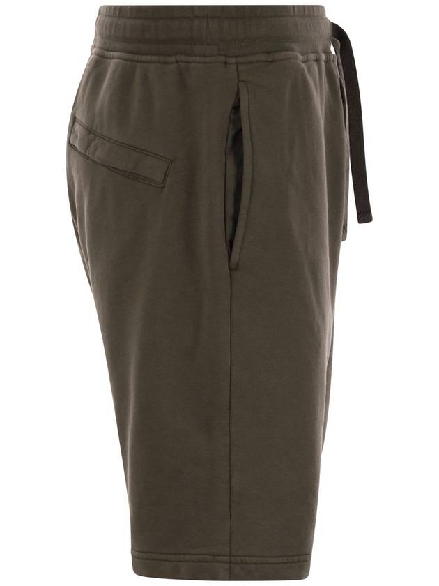 Cargo bermuda shorts with pockets and drawstring waistband - STONE ISLAND - BALAAN 3