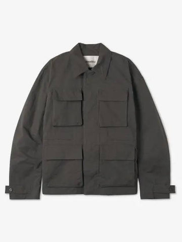 Cargo Pocket Button Jacket Dark Moss NM22PFOW01469 - NANUSHKA - BALAAN 1