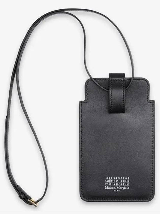 Stitch Necklace Phone Holder Black - MAISON MARGIELA - BALAAN 2