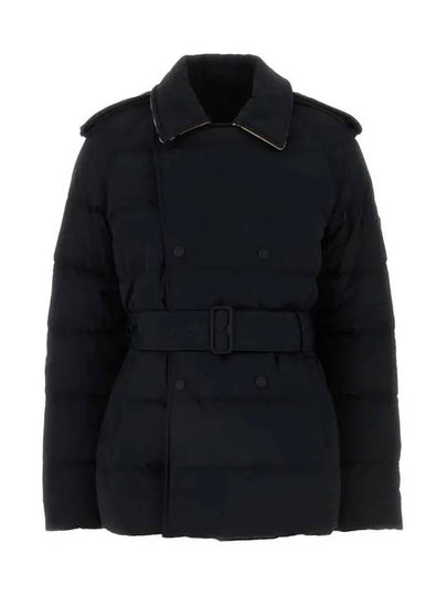 Burberry Down Jacket With Waist Belt Women s Black - BURBERRY - BALAAN 2