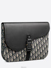 Oblique Saddle A4 Pouch Bag Black - DIOR - BALAAN 4